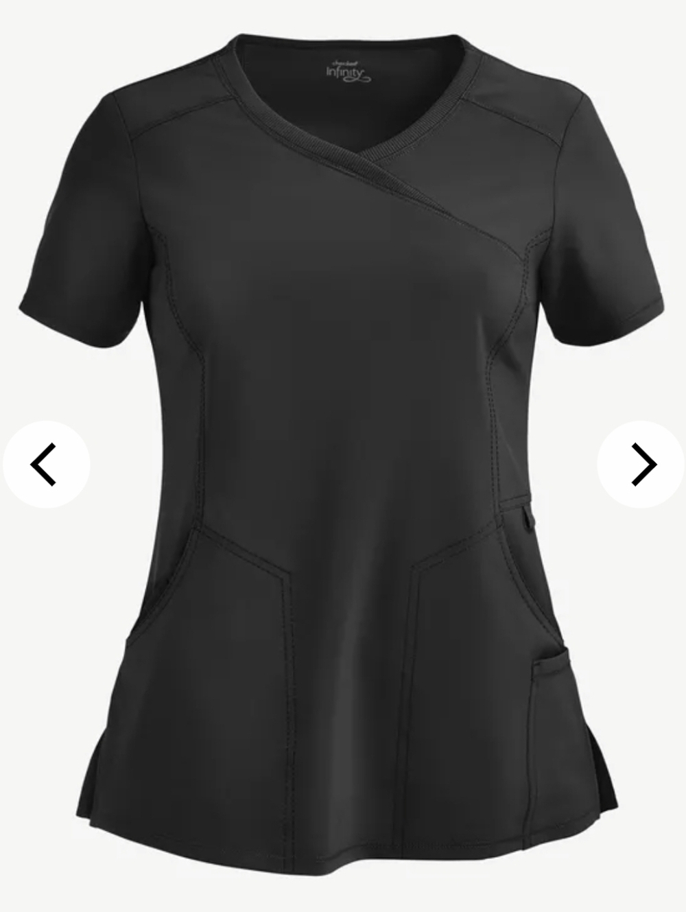 Cherokee Infinity Black Scrub Set
